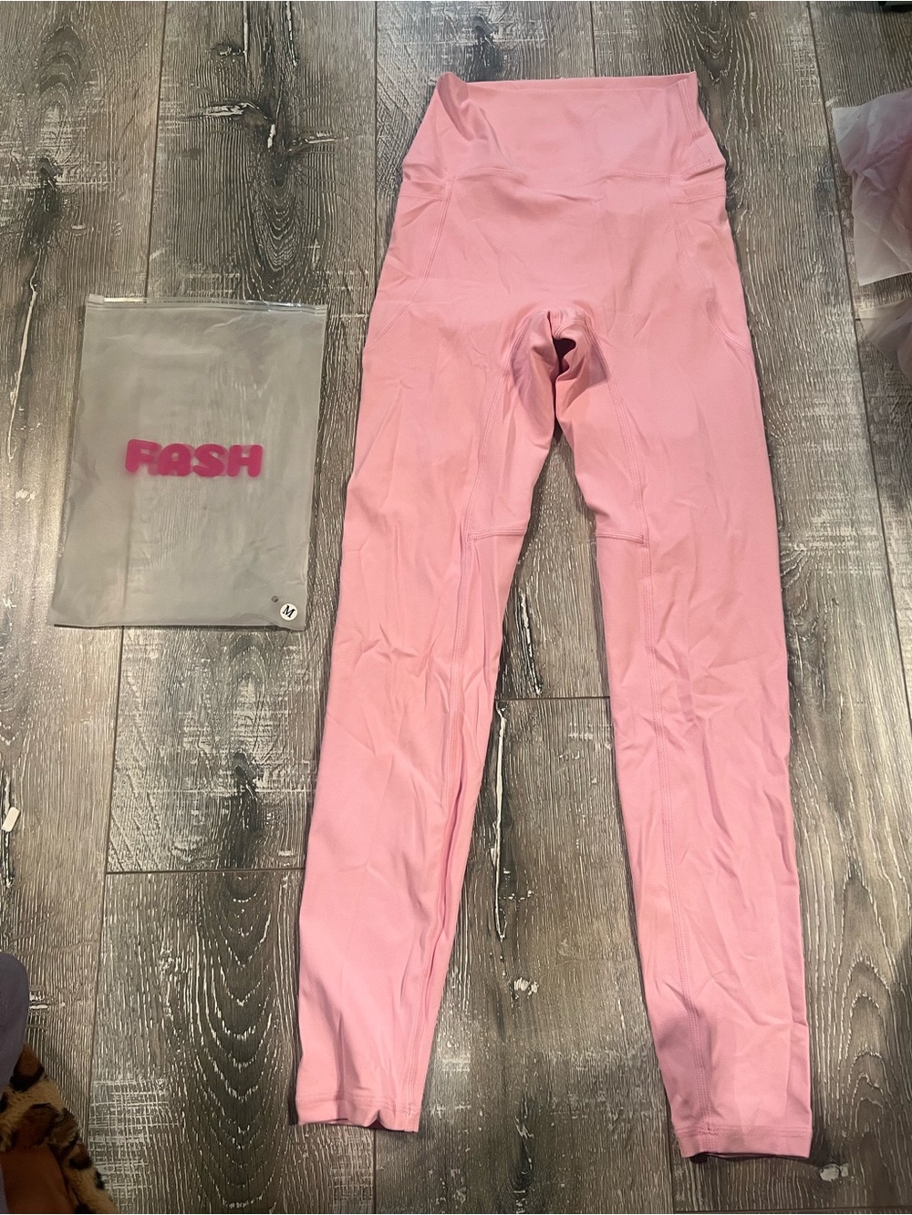Fitness Fashioness Light Pink Leggings